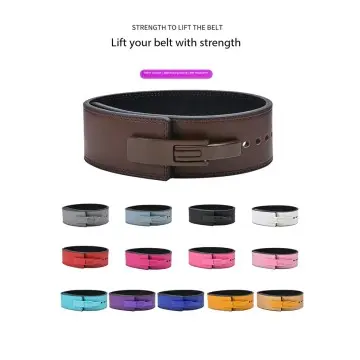 Cowhide fitness professional waist belt adjustable