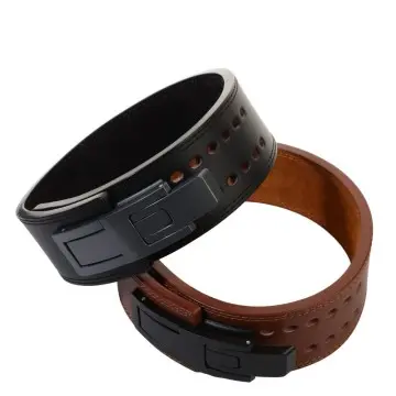 Cowhide fitness professional waist belt adjustable